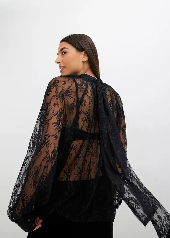 Blouse en dentelle, bonprix
