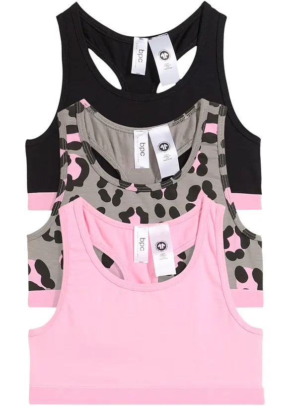 Lot de 3 brassières douces, bonprix