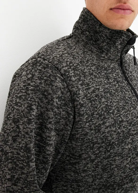 Strick-Fleecejacke mit Teddyfutter, bonprix