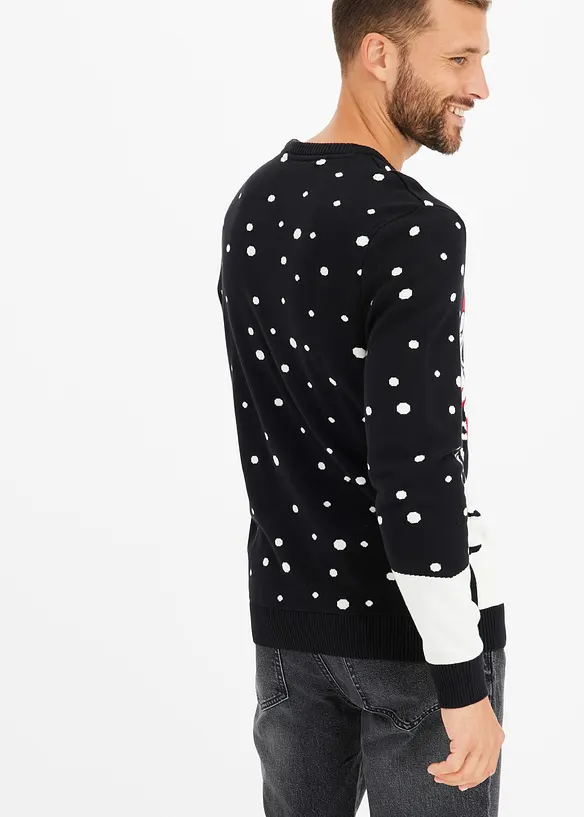 Pull de Noël en coton mélangé, bonprix