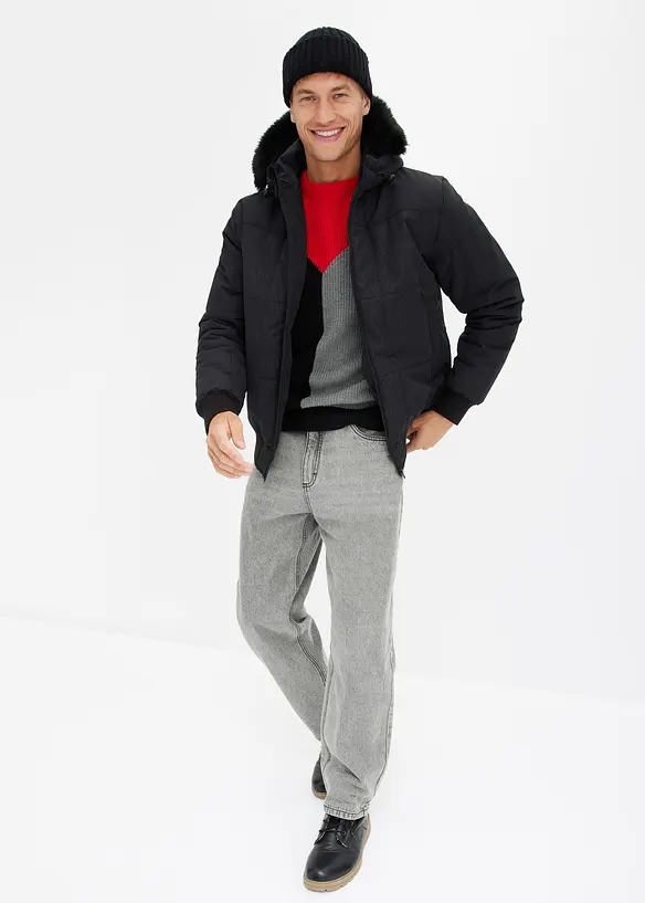 Blouson matelassé à capuche, bonprix