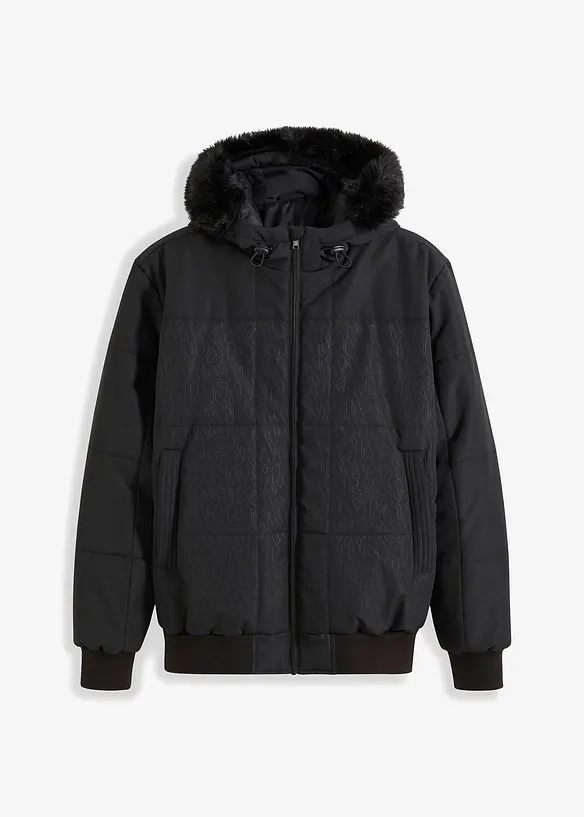 Blouson matelassé à capuche, bonprix