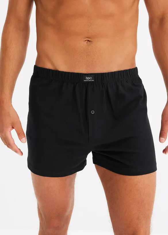 Lockere Jersey Boxershorts aus Baumwolle (5er Pack), bonprix