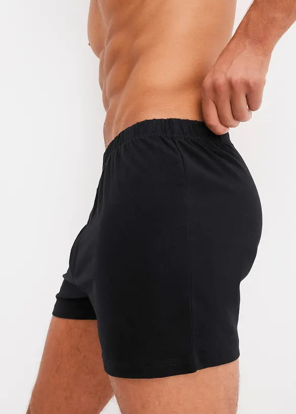 Lockere Jersey Boxershorts aus Baumwolle (5er Pack), bonprix