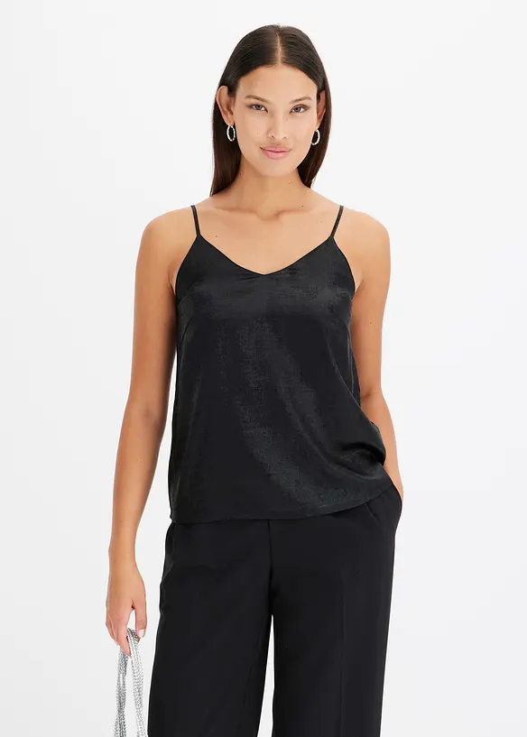 Top mit Glanzeffekt, bonprix
