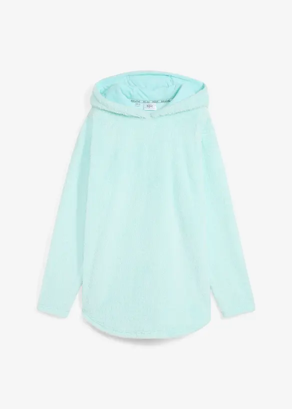 Weit geschnittener Loungewear Kuschel-Fleece Longpullover, bonprix