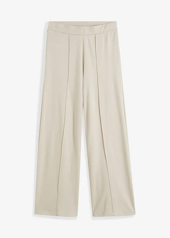 Pantalon en jersey et punto di roma confortable, bonprix