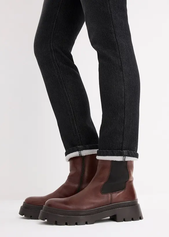 Jean chaud ultra-doux, Straight, bonprix