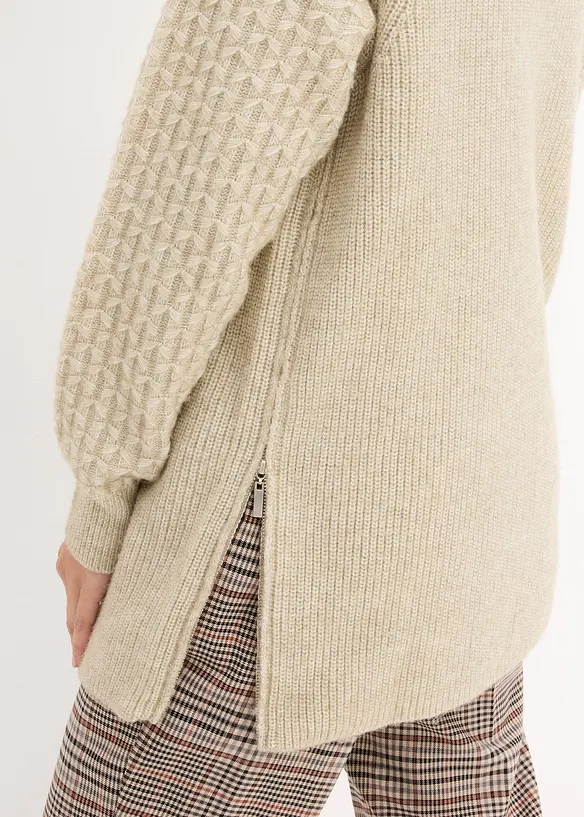 Warmer 2-in-1 Umstands- und Stillpullover, bonprix