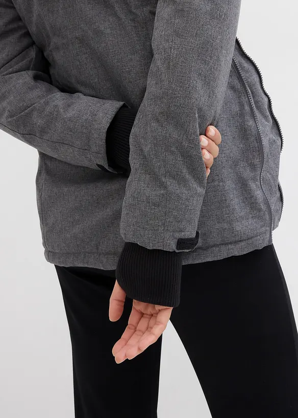 Kuschelige 3-in-1 Umstandsjacke und Tragejacke, bonprix