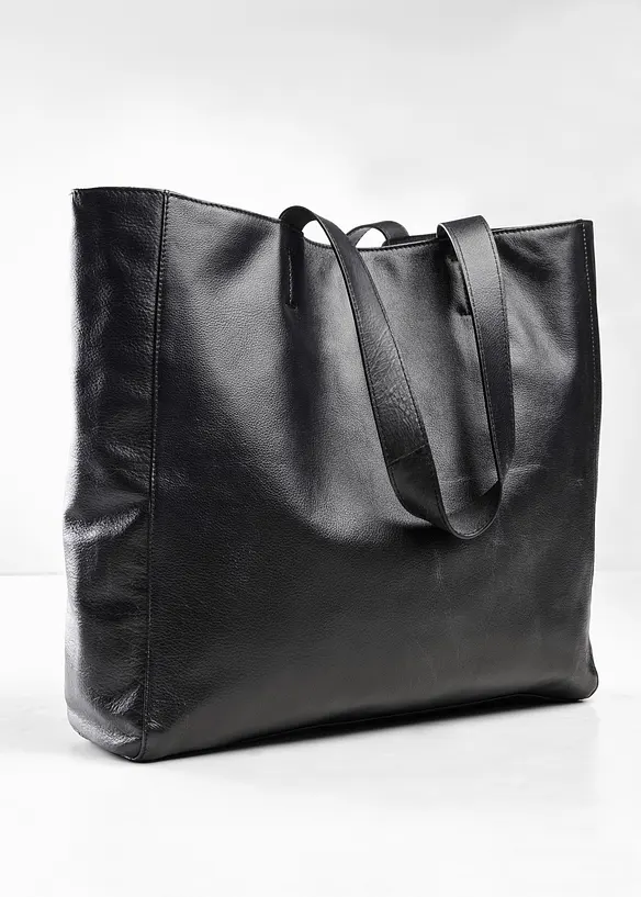 Cabas XXL en cuir, bonprix