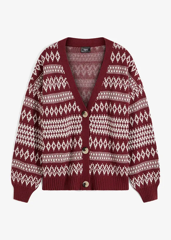 Norweger Strickjacke mit Kn&ouml;pfen, bpc bonprix collection