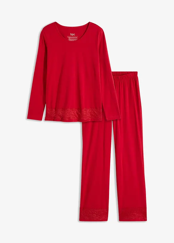 Pyjama avec dentelle, bonprix