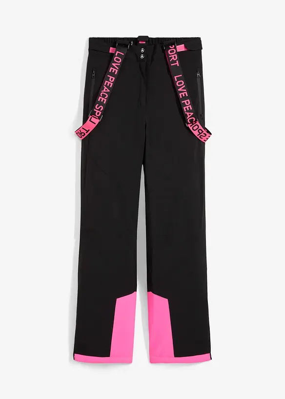 wasserdichte Ski Funktions-Thermohose mit abnehmbaren Trägern, bonprix