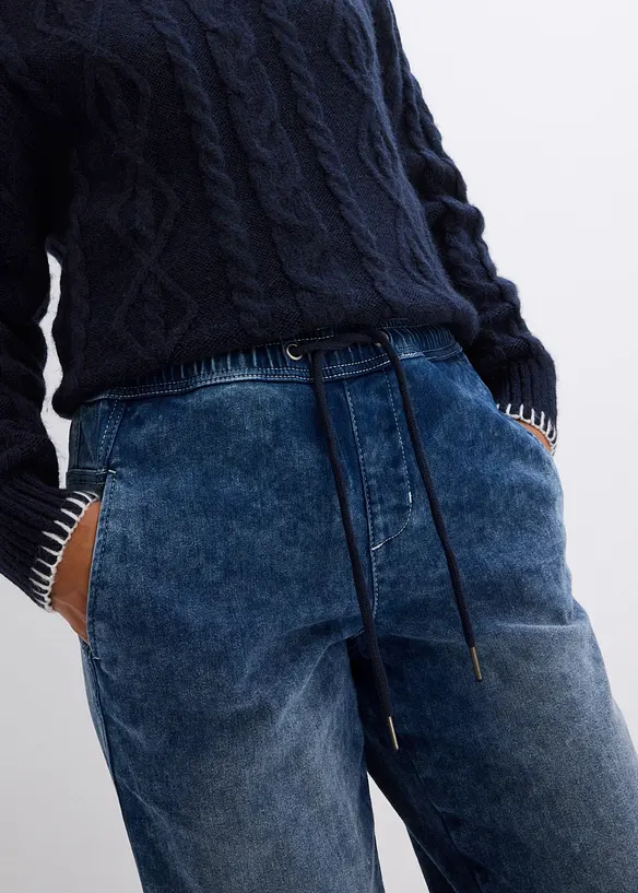 Boyfriend Jeans Mid Waist, Thermo, bonprix