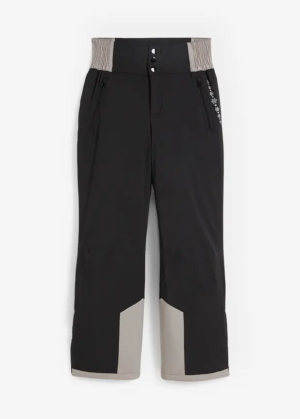 Ski Thermo-Funktionshose mit High Waist Bequembund, wasserdicht, bonprix