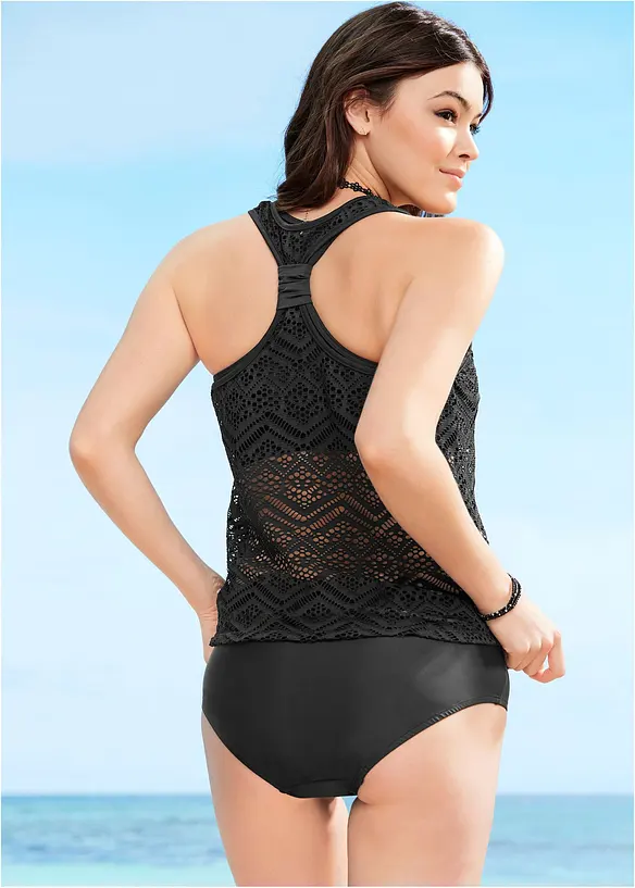 Tankini (2-tlg. Set) aus Spitze, bonprix