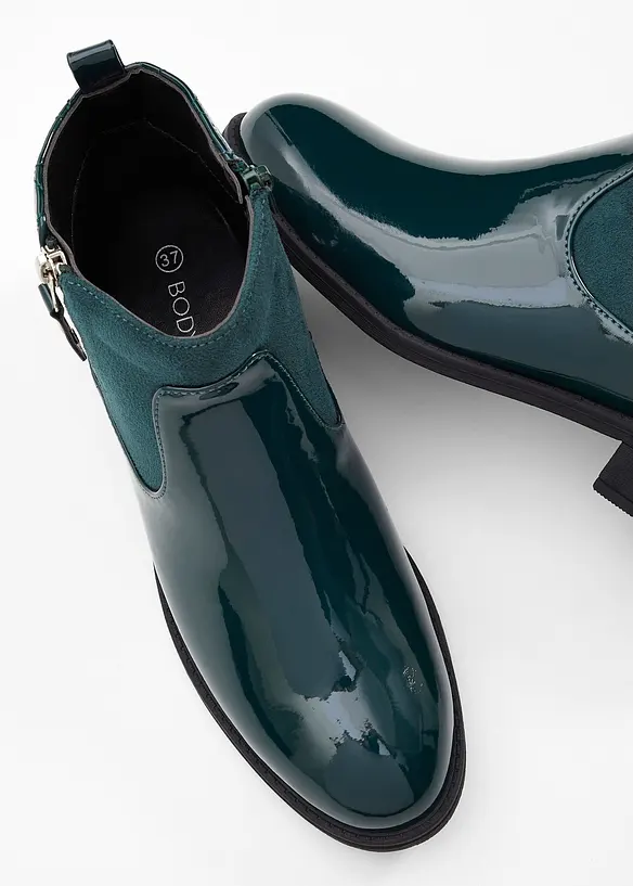 Bottines aspect verni, bonprix
