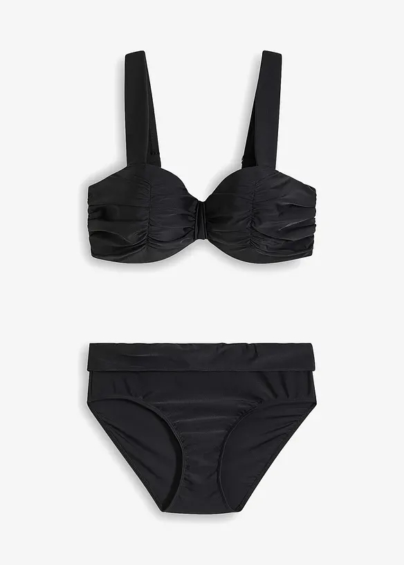 Balconette-Bikini mit gepolsterten Trägern (2-tlg.Set), bonprix