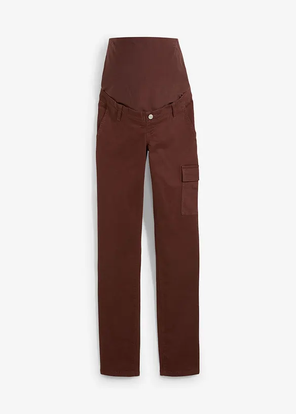 Pantalon de grossesse en coton majoritaire, Straight, bonprix