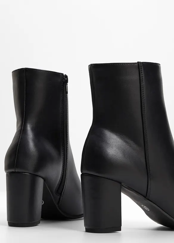 Stiefeletten mit Blockabsatz, bonprix