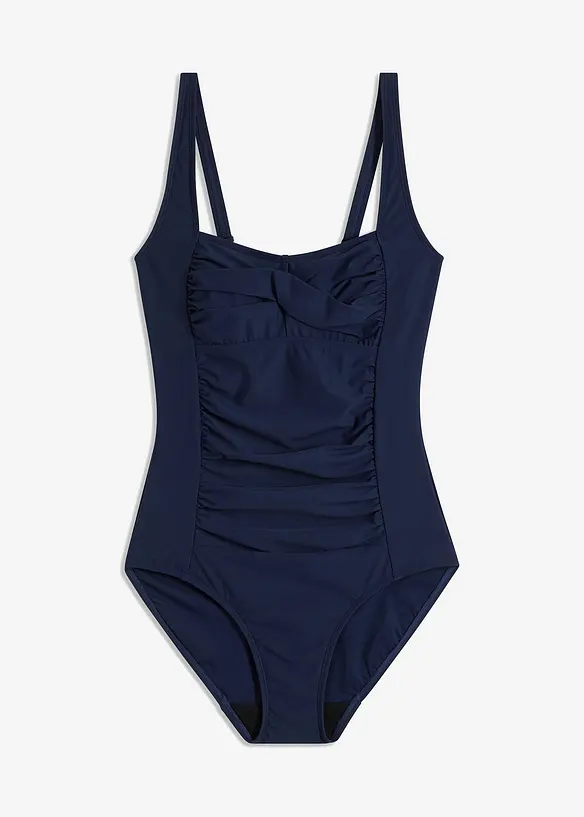 Maillot 1 pièce sculptant style croisé, maintien modéré, bonprix