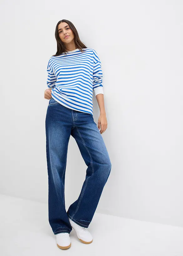 Sweatshirt aus reiner Bio-Baumwolle, bonprix