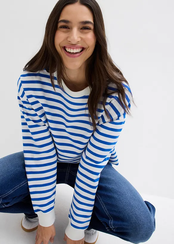 Sweatshirt aus reiner Bio-Baumwolle, bonprix