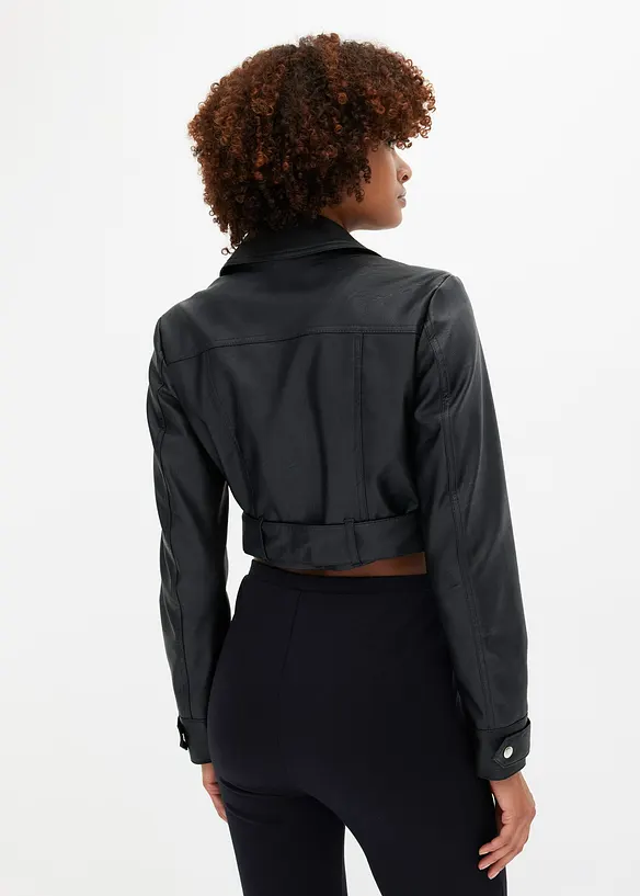 Biker-Jacke im Crop-Schnitt, bonprix
