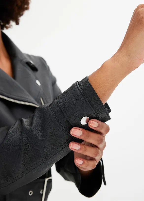 Biker-Jacke im Crop-Schnitt, bonprix