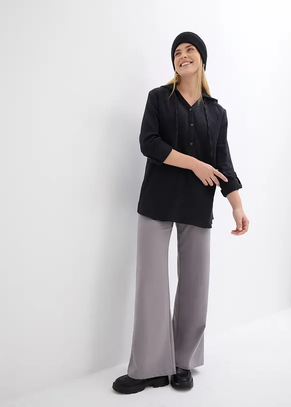 Schlupfbluse aus luftigem Musselin, bonprix