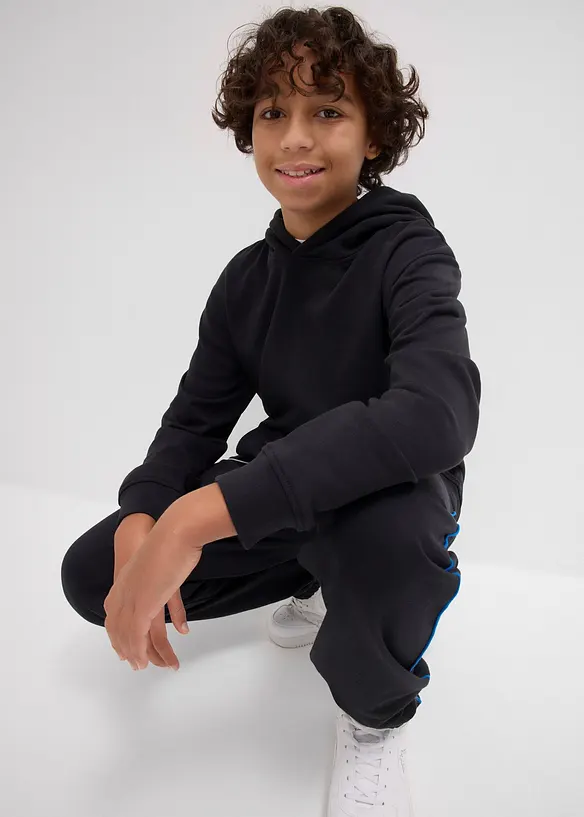 Sweat à capuche en matière douce, bonprix