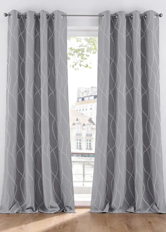 Jacquard Vorhang (1er Pack), bonprix