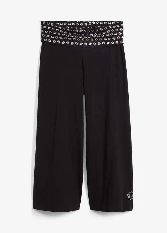 Loungewear Shirt-Hose mit Bequembund, wadenlang, bonprix