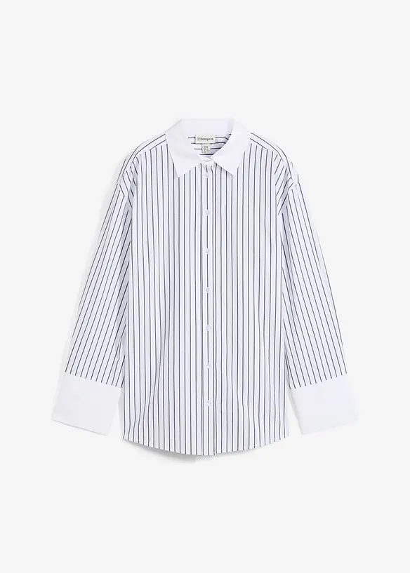 Oversize-Hemd  aus reiner Baumwolle, bonprix