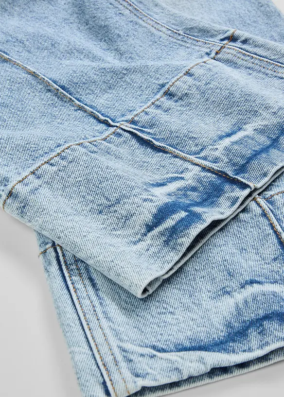 Jean large cropped taille mi-haute, bonprix