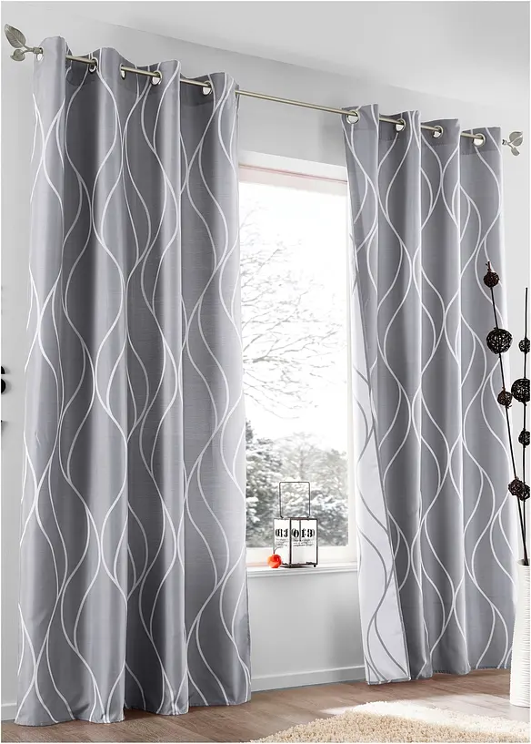 Jacquard Vorhang (1er Pack), bonprix