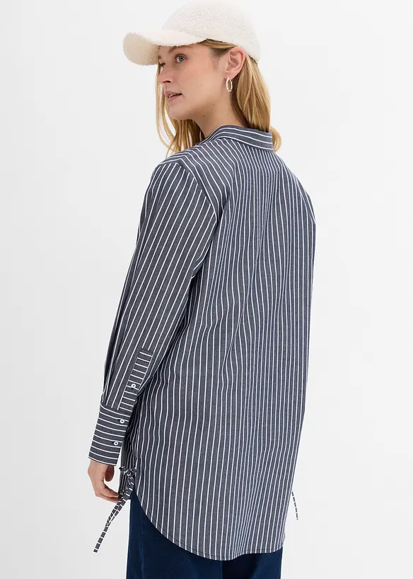 Longbluse  aus reiner Baumwolle, bonprix