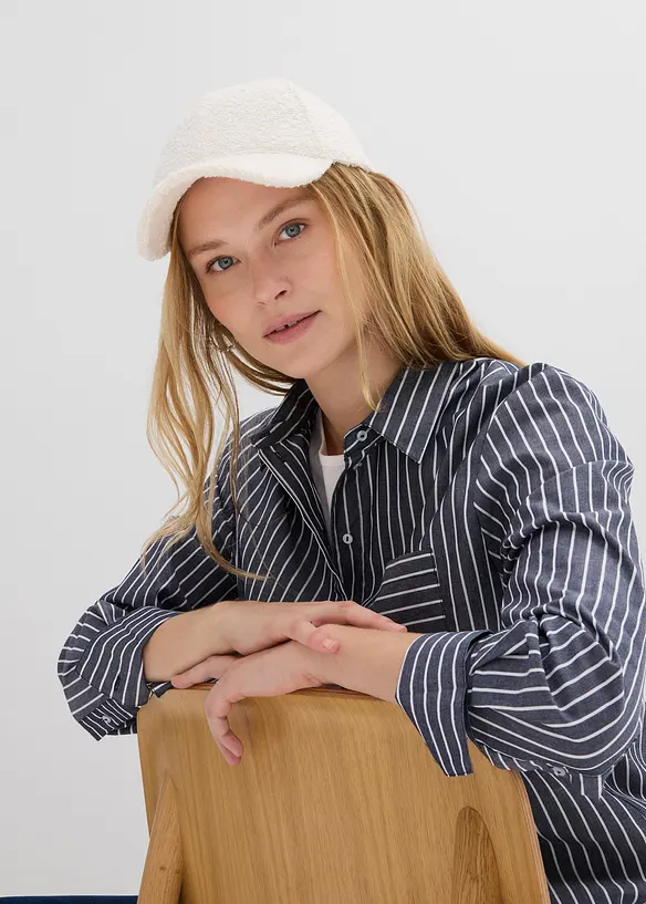 Longbluse  aus reiner Baumwolle, bonprix