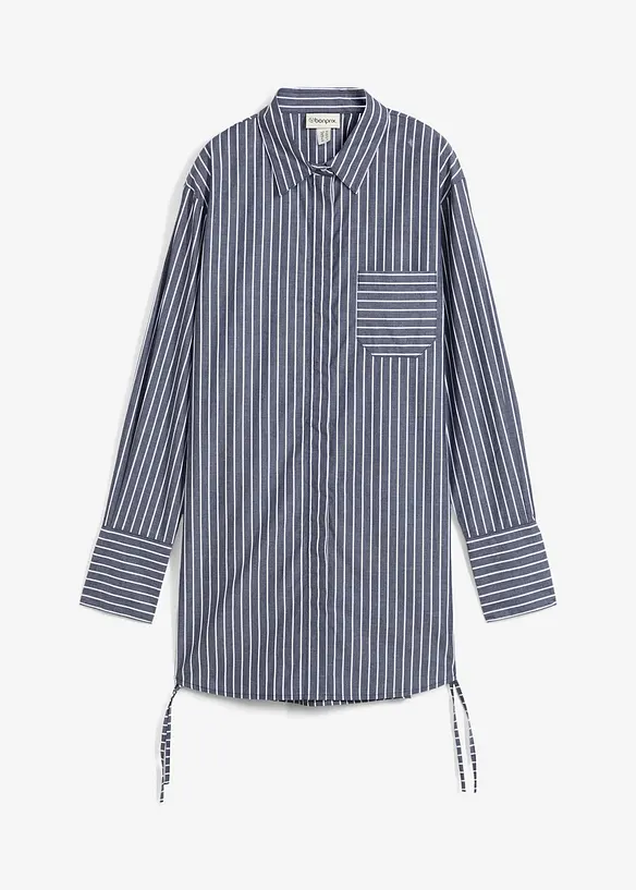 Longbluse  aus reiner Baumwolle, bonprix