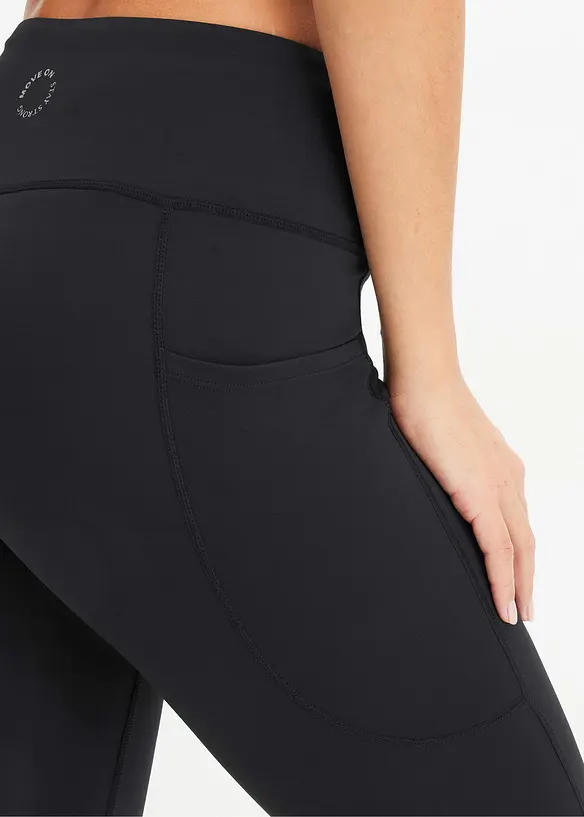 Legging sportif et confortable avec poche pour portable, séchage rapide, bonprix