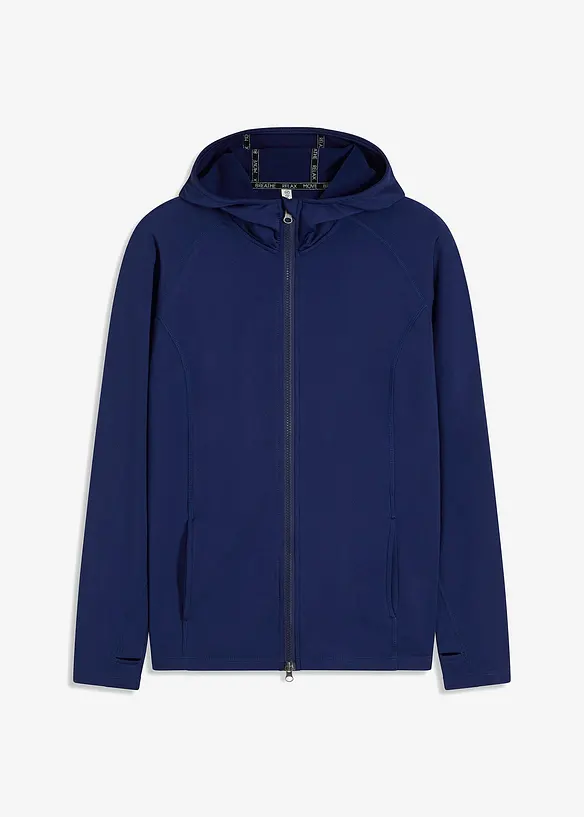 Thermo-Trainingsjacke mit Daumenschlaufe, bonprix