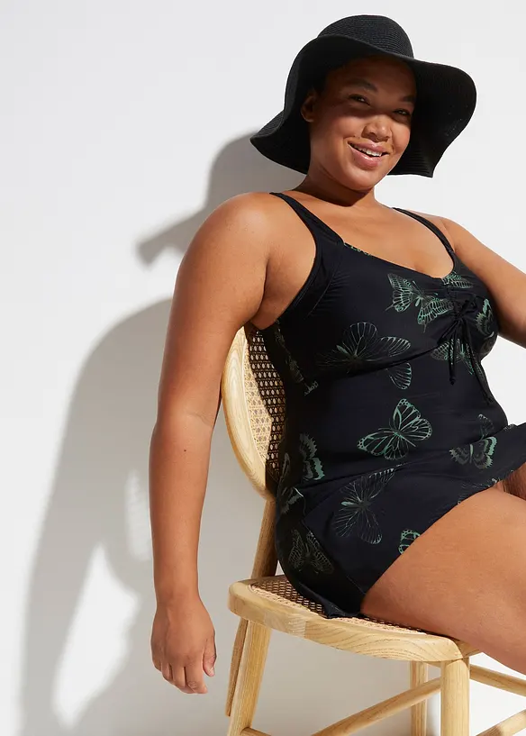 Long-Tankini mit V-Ausschnitt (2-tlg.Set), bonprix