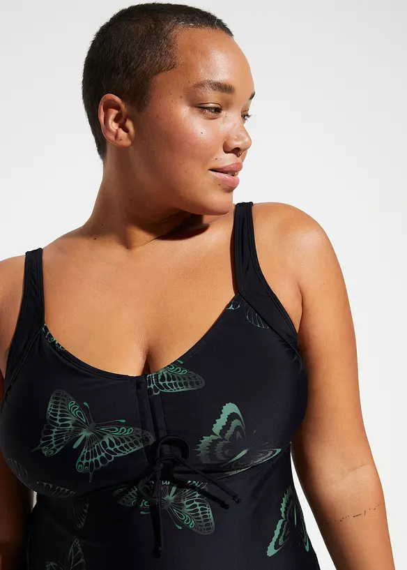Long-Tankini mit V-Ausschnitt (2-tlg.Set), bonprix