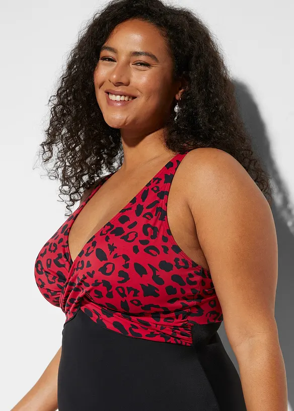 Maillot 1 pi&egrave;ce en polyamide recycl&eacute;, bonprix