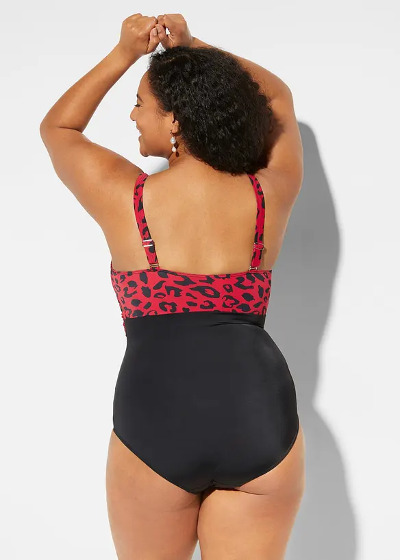 Maillot 1 pi&egrave;ce en polyamide recycl&eacute;, bonprix