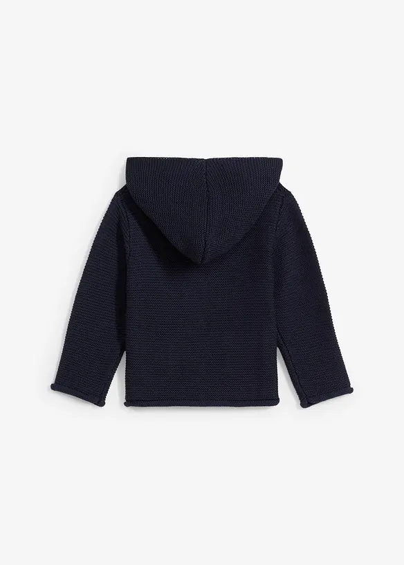 Gilet en maille à capuche, bonprix