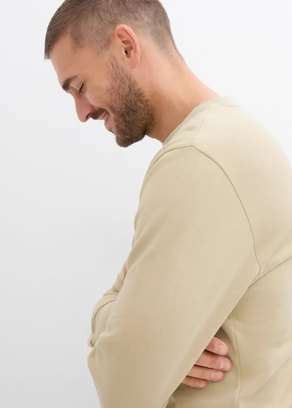 Lot de 2 sweats 100% coton, bonprix