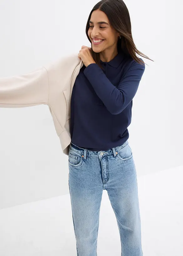 Polo en maille piquée 100% coton, bonprix