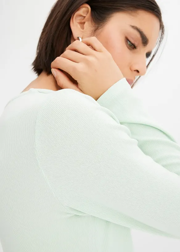Rippshirt mit Knotendetail, bonprix